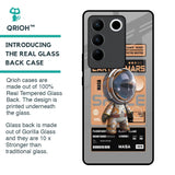 Space Ticket Glass Case for Vivo V27 5G