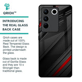 Modern Abstract Glass Case for Vivo V27 5G