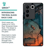 Geographical Map Glass Case for Vivo V27 5G