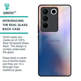 Blue Mauve Gradient Glass Case for Vivo V27 5G