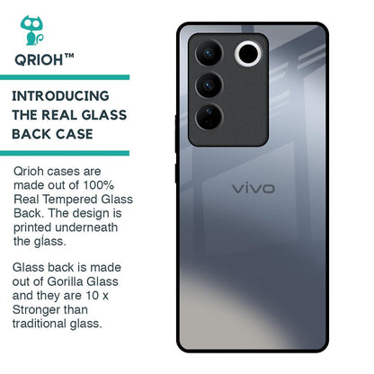 Space Grey Gradient Glass Case for Vivo V27 5G