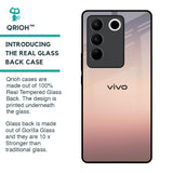 Golden Mauve Glass Case for Vivo V27 5G