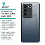 Smokey Grey Color Glass Case For Vivo V27 5G