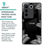 Zealand Fern Design Glass Case For Vivo V27 5G