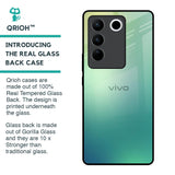 Dusty Green Glass Case for Vivo V27 5G