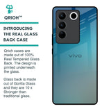 Sea Theme Gradient Glass Case for Vivo V27 5G