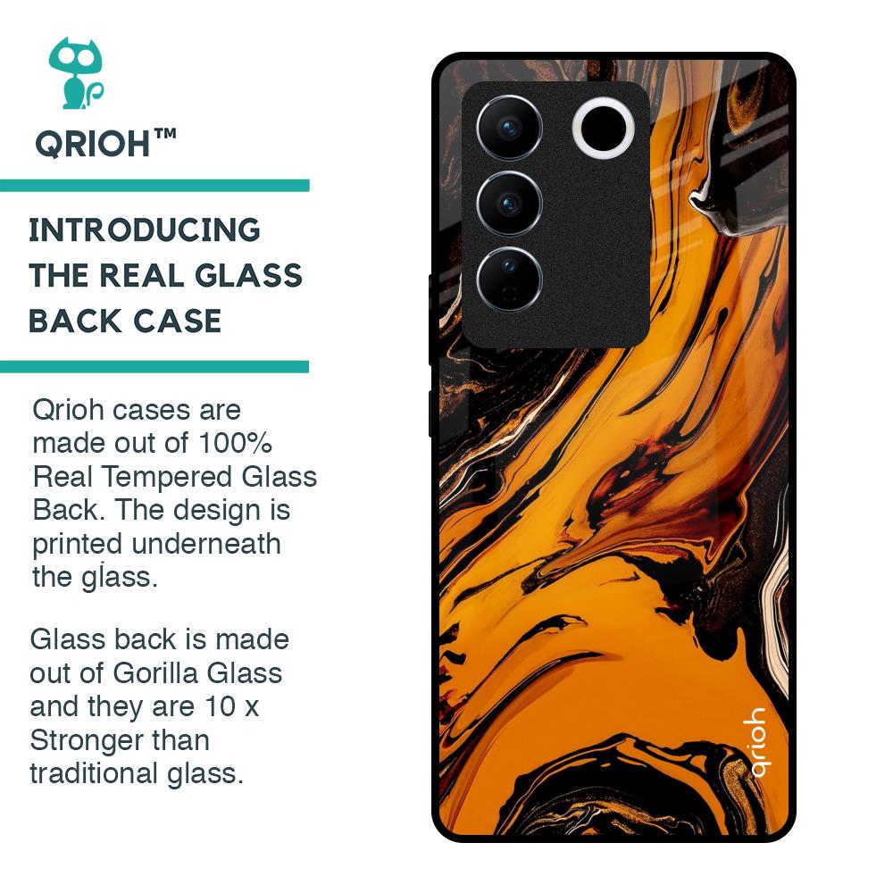 Secret Vapor Glass Case for Vivo V27 5G