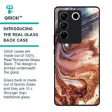 Exceptional Texture Glass Case for Vivo V27 5G