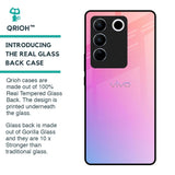 Dusky Iris Glass case for Vivo V27 5G