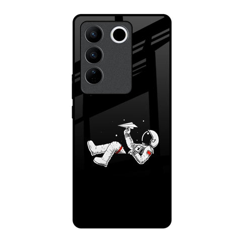 Space Traveller Vivo V27 Pro 5G Glass Back Cover Online