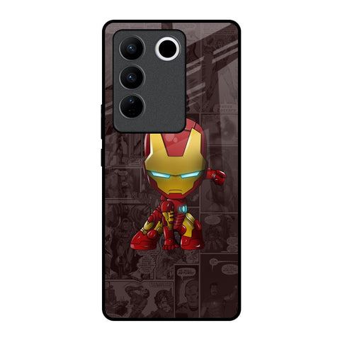 Angry Baby Super Hero Vivo V27 Pro 5G Glass Back Cover Online