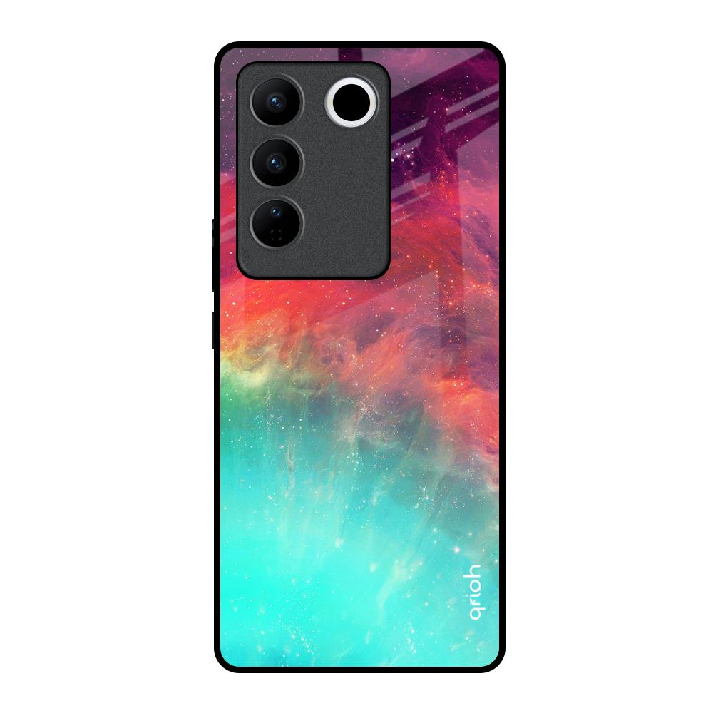 Colorful Aura Vivo V27 Pro 5G Glass Back Cover Online