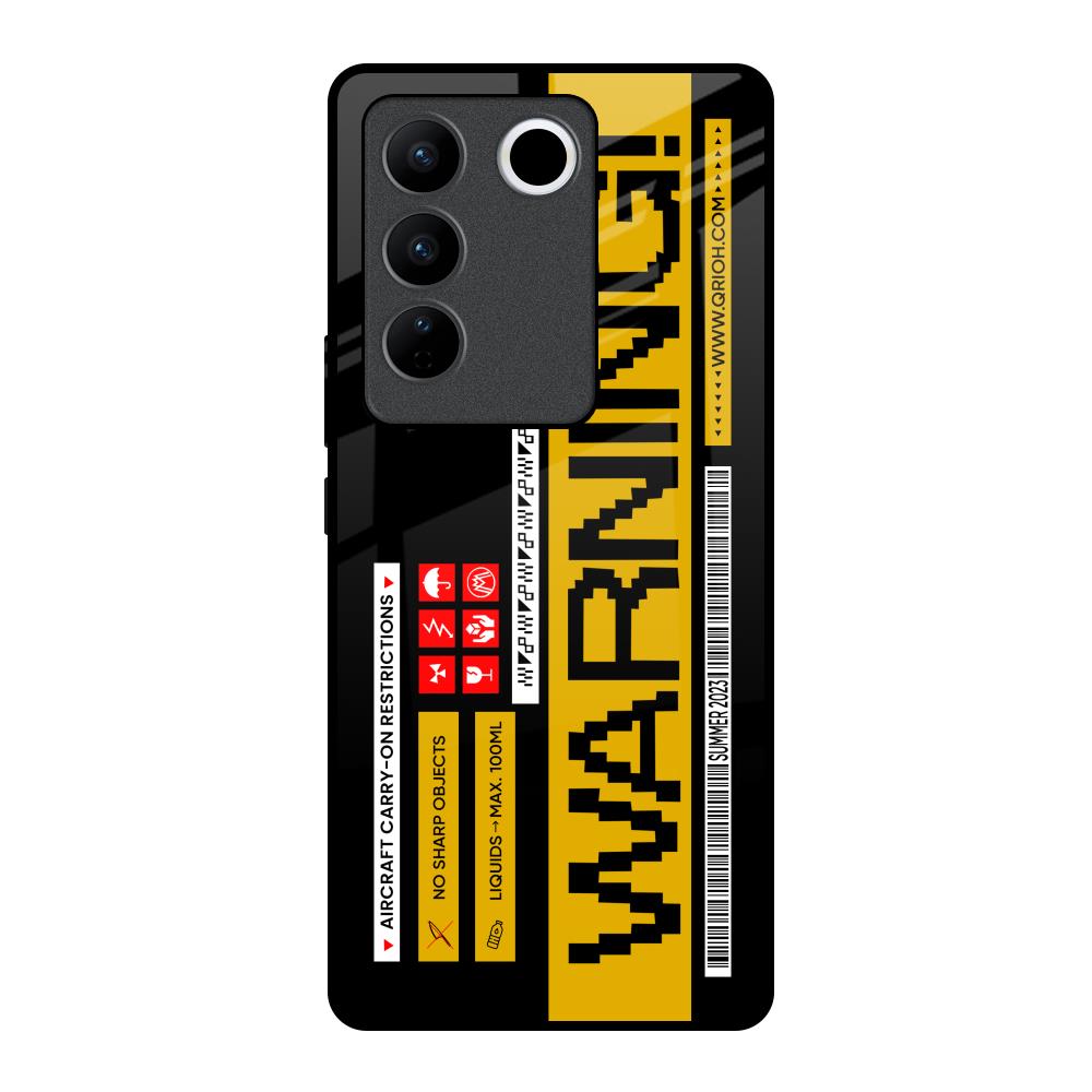 Aircraft Warning Vivo V27 Pro 5G Glass Back Cover Online