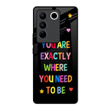 Magical Words Vivo V27 Pro 5G Glass Back Cover Online