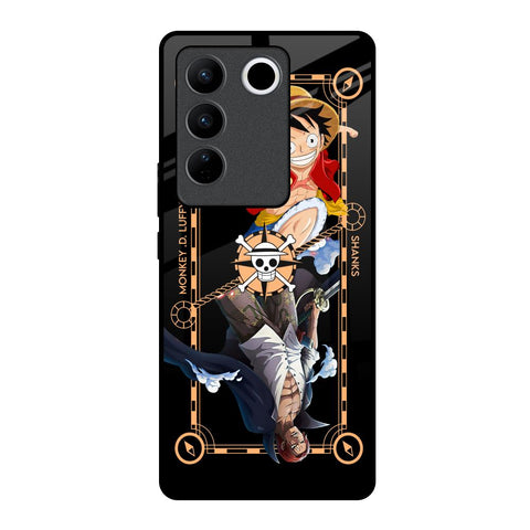 Shanks & Luffy Vivo V27 Pro 5G Glass Back Cover Online