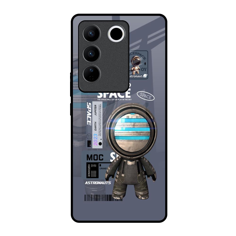 Space Travel Vivo V27 Pro 5G Glass Back Cover Online