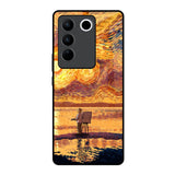 Sunset Vincent Vivo V27 Pro 5G Glass Back Cover Online
