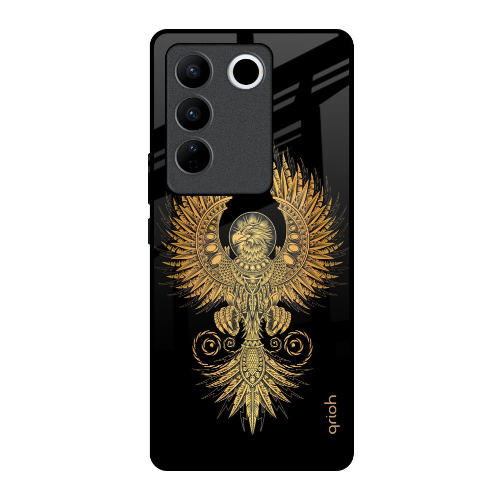 Mythical Phoenix Art Vivo V27 Pro 5G Glass Back Cover Online
