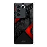 Modern Camo Abstract Vivo V27 Pro 5G Glass Back Cover Online