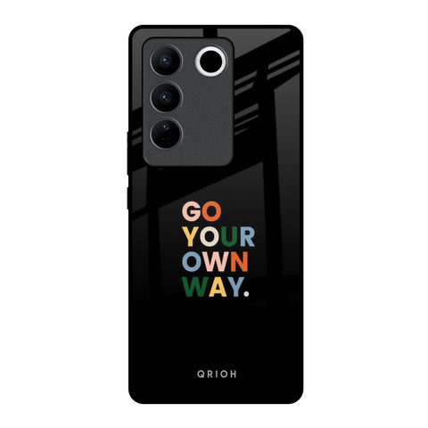 Go Your Own Way Vivo V27 Pro 5G Glass Back Cover Online