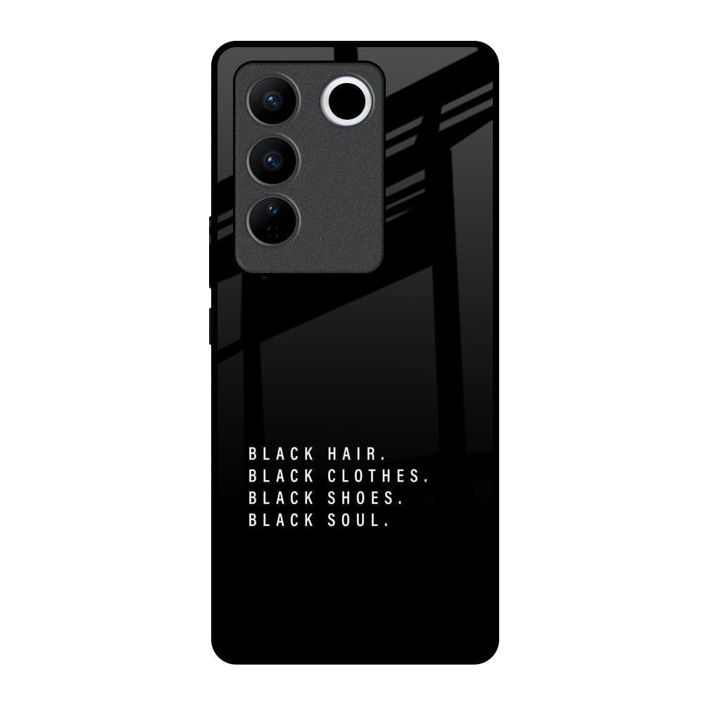 Black Soul Vivo V27 Pro 5G Glass Back Cover Online