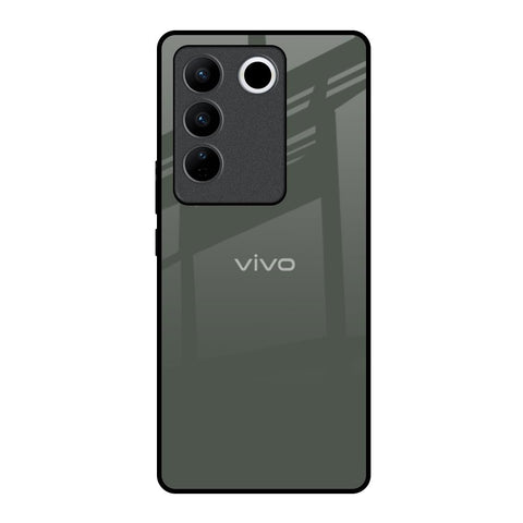 Charcoal Vivo V27 Pro 5G Glass Back Cover Online