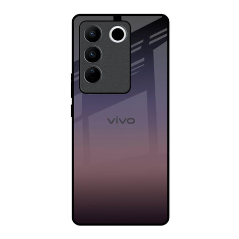 Grey Ombre Vivo V27 Pro 5G Glass Back Cover Online