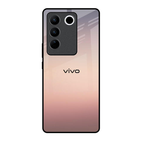 Golden Mauve Vivo V27 Pro 5G Glass Back Cover Online