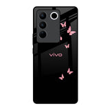 Fly Butterfly Vivo V27 Pro 5G Glass Back Cover Online