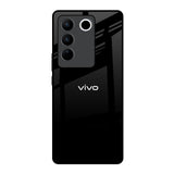 Jet Black Vivo V27 Pro 5G Glass Back Cover Online