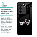 Space Traveller Glass Case for Vivo V27 Pro 5G
