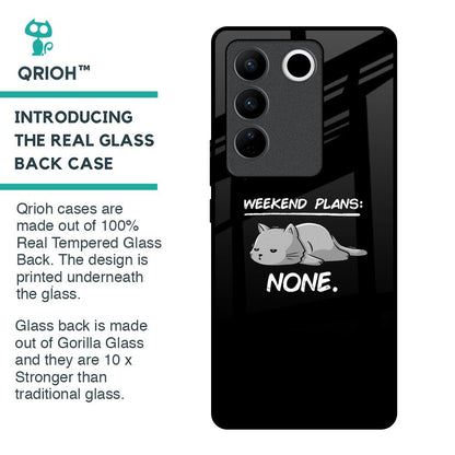 Weekend Plans Glass Case for Vivo V27 Pro 5G