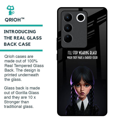 Aesthetic Digital Art Glass Case for Vivo V27 Pro 5G