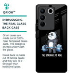 Real Struggle Glass Case for Vivo V27 Pro 5G