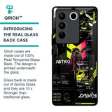 Astro Glitch Glass Case for Vivo V27 Pro 5G