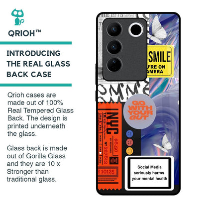 Smile for Camera Glass Case for Vivo V27 Pro 5G