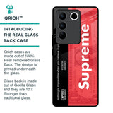 Supreme Ticket Glass Case for Vivo V27 Pro 5G