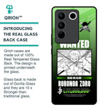 Zoro Wanted Glass Case for Vivo V27 Pro 5G