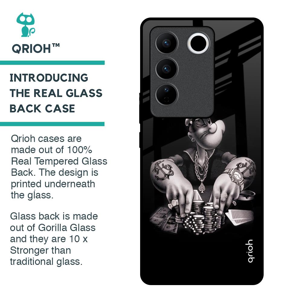Gambling Problem Glass Case For Vivo V27 Pro 5G