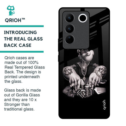 Gambling Problem Glass Case For Vivo V27 Pro 5G