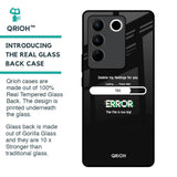 Error Glass Case for Vivo V27 Pro 5G