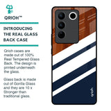 Bold Stripes Glass Case for Vivo V27 Pro 5G