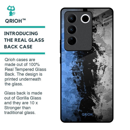 Dark Grunge Glass Case for Vivo V27 Pro 5G