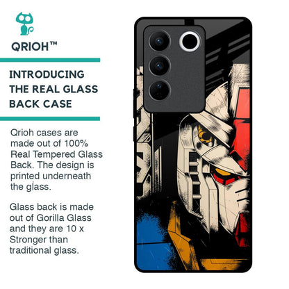 Transformer Art Glass Case for Vivo V27 Pro 5G