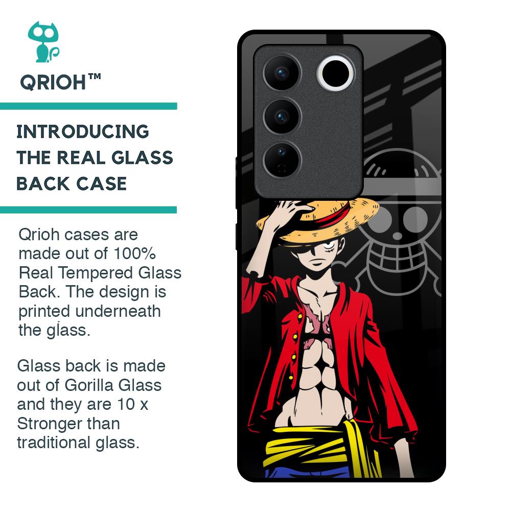 Hat Crew Glass Case for Vivo V27 Pro 5G