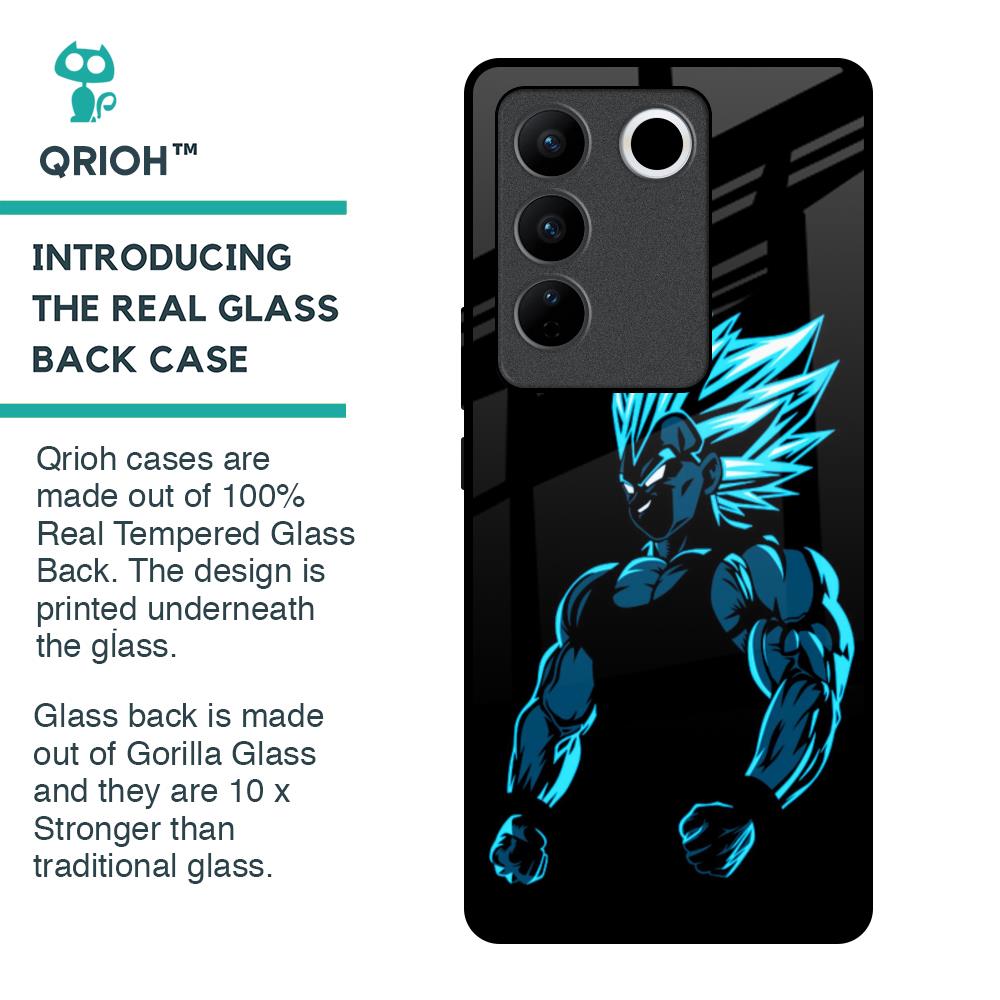 Pumped Up Anime Glass Case for Vivo V27 Pro 5G