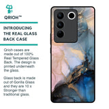 Marble Ink Abstract Glass Case for Vivo V27 Pro 5G
