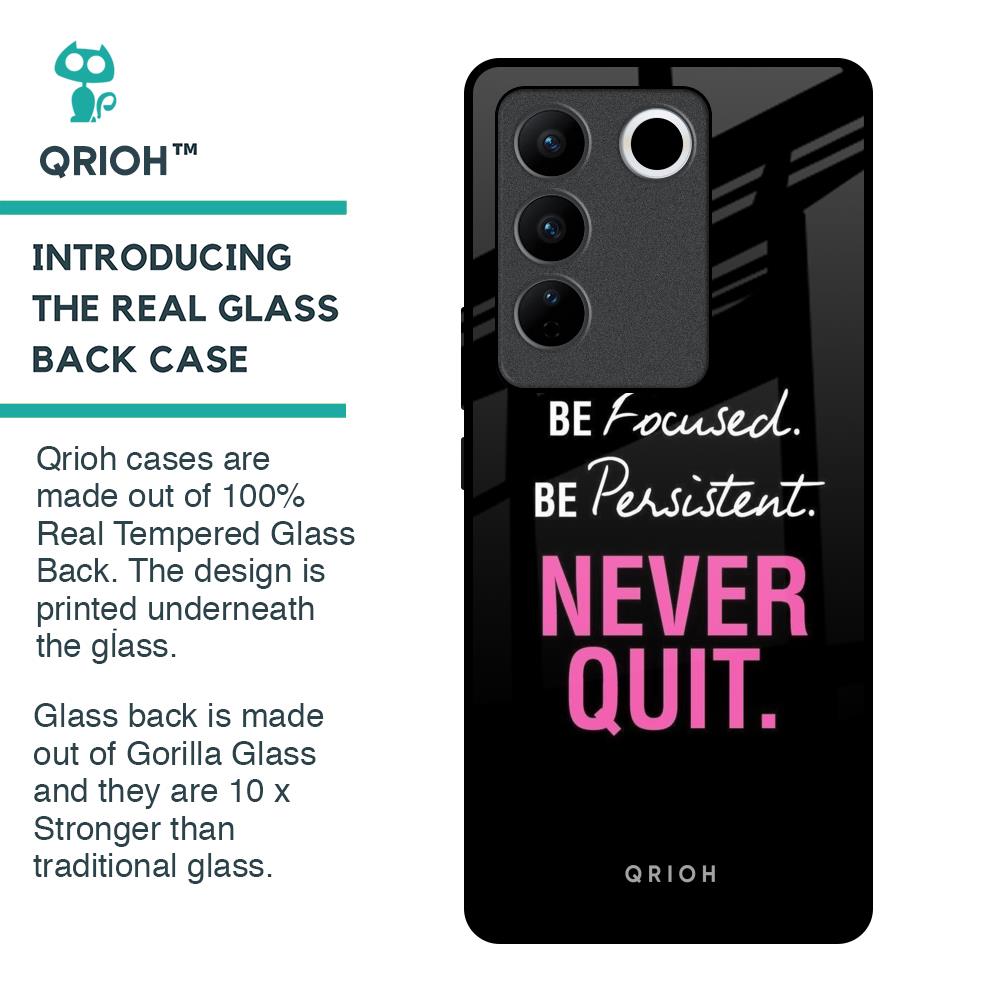 Be Focused Glass Case for Vivo V27 Pro 5G
