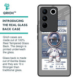 Space Flight Pass Glass Case for Vivo V27 Pro 5G