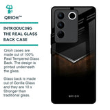 Dark Walnut Glass Case for Vivo V27 Pro 5G